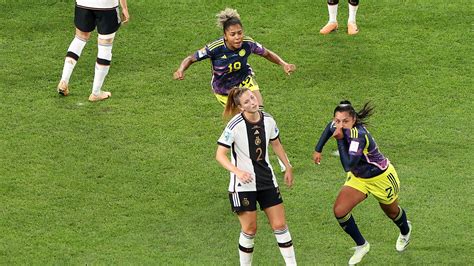 germany vs colombia u20 women's match report